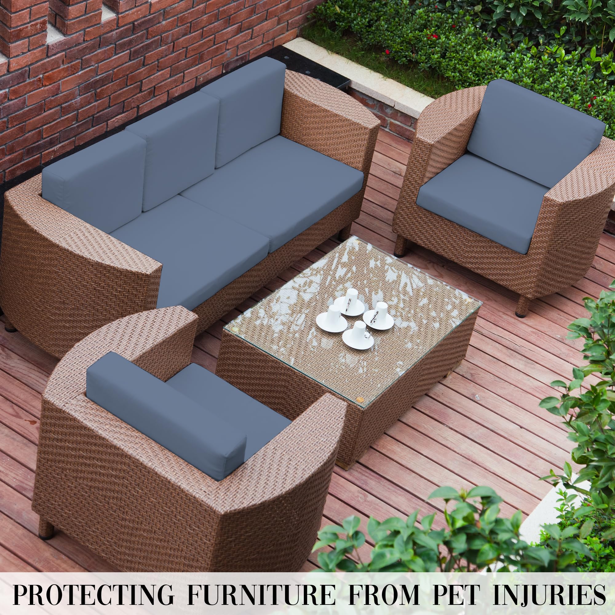 SUKAIKEQA lifestyle patio scene showing comfortable seating and refreshed appearance