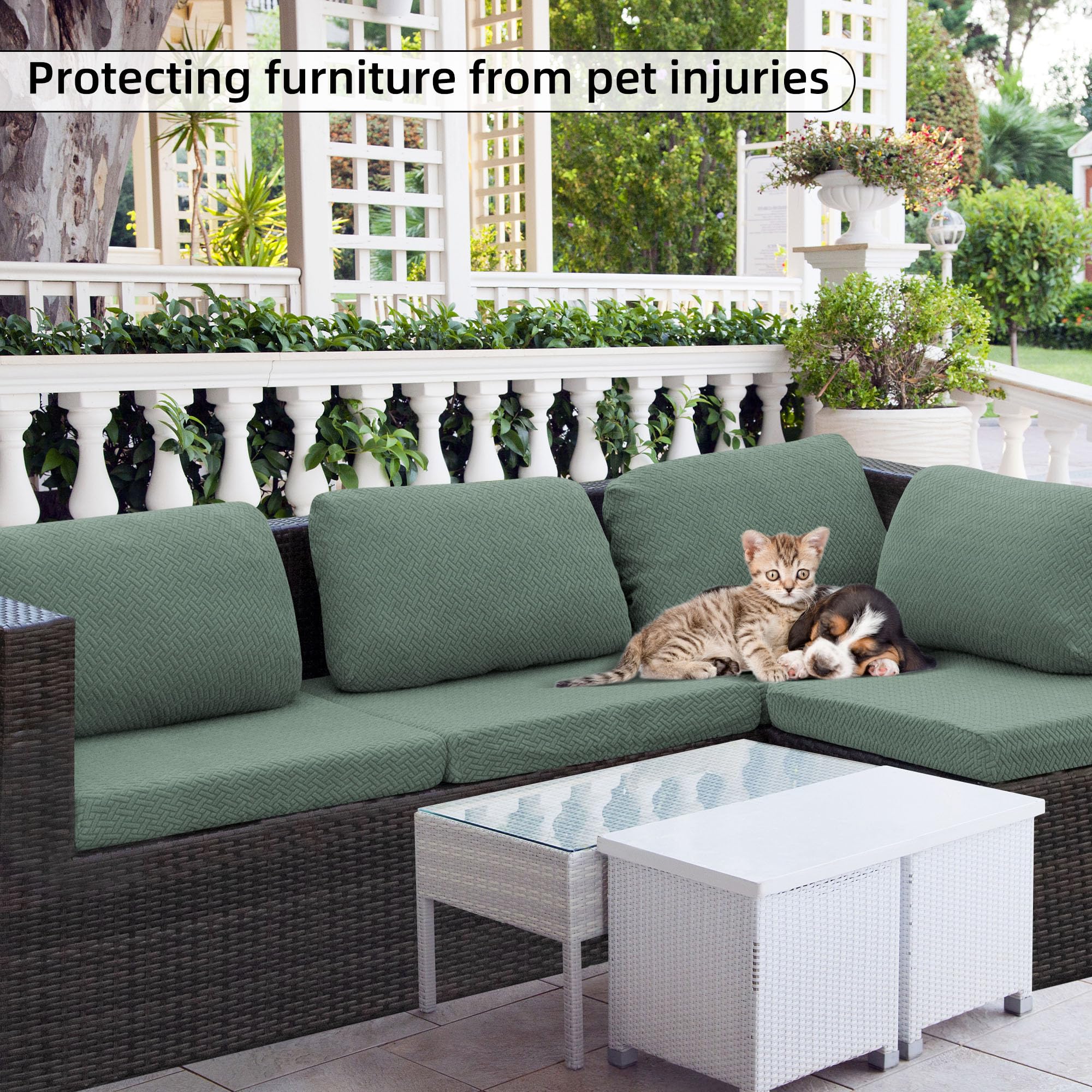 SUKAIKEQA styled patio with covers illustrating refreshed outdoor look benefit