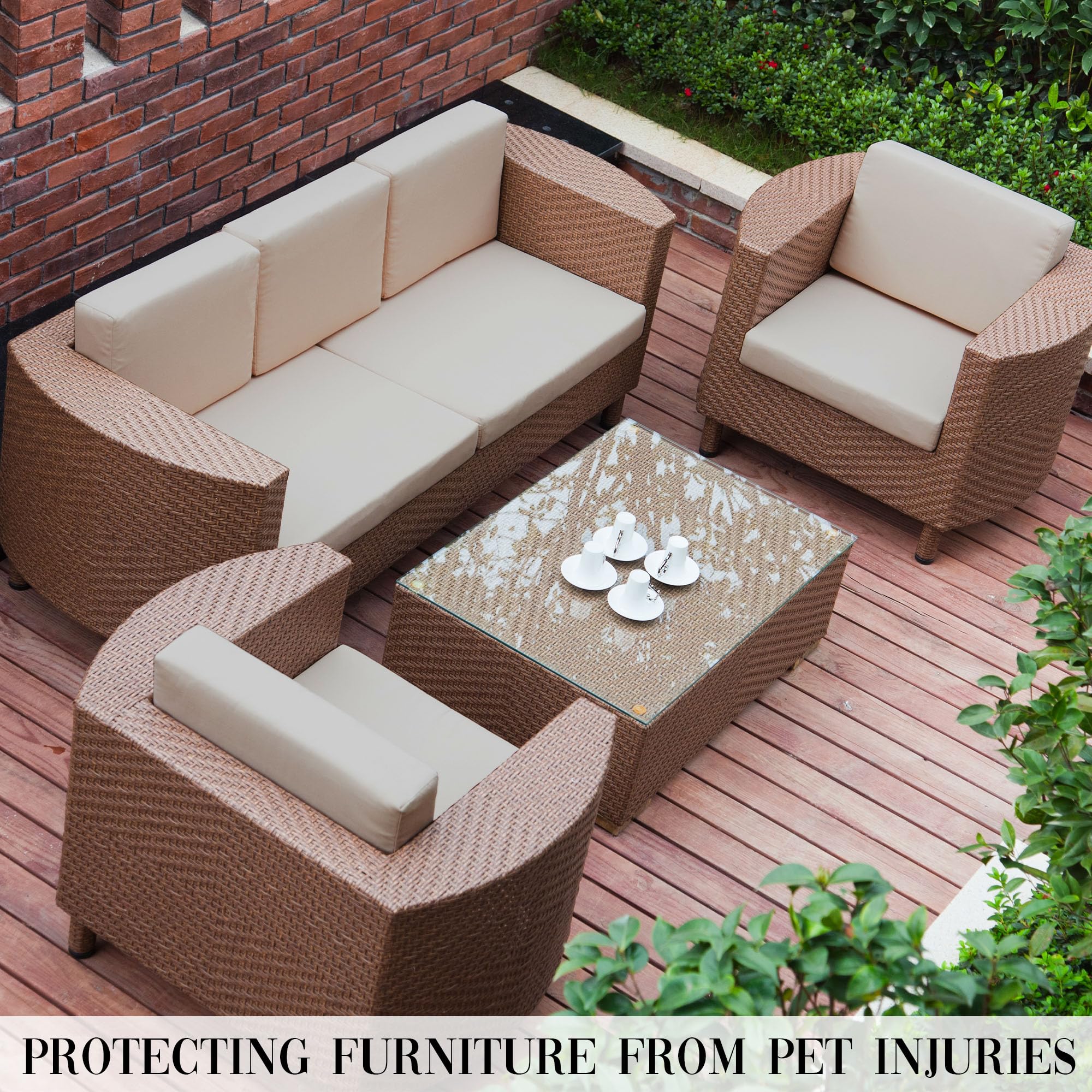 SUKAIKEQA lifestyle porch setting showing coordinated outdoor refresh