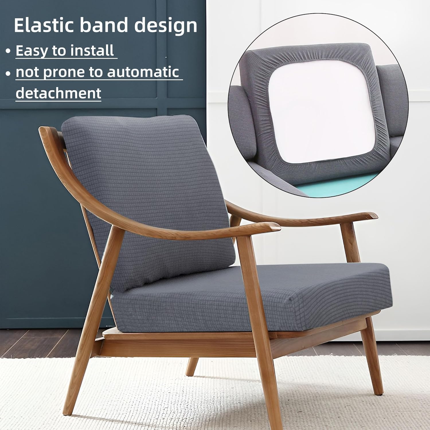 SUKAIKEQA cover on swing seat in sunlight showing outdoor-ready look