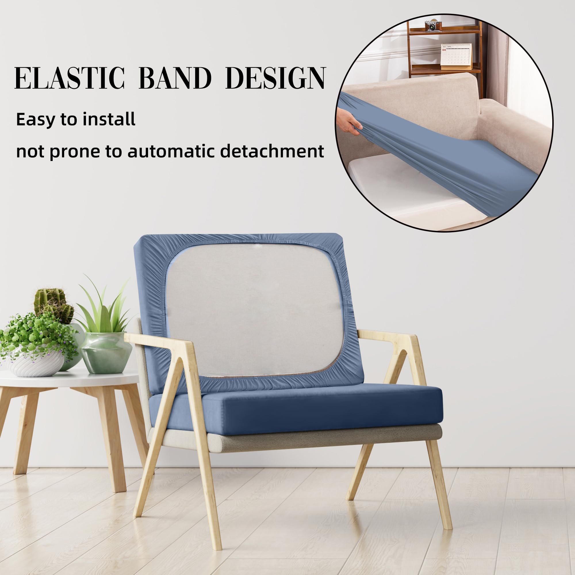 SUKAIKEQA cushion cover beside ruler showing size fit guidance
