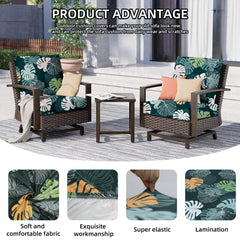 SUKAIKEQA seat cover fitted on porch sofa demonstrating refreshed appearance