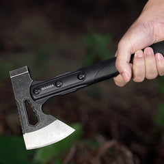 SULKADA hatchet ballistic nylon sheath and wrench accessory benefit: safe transport