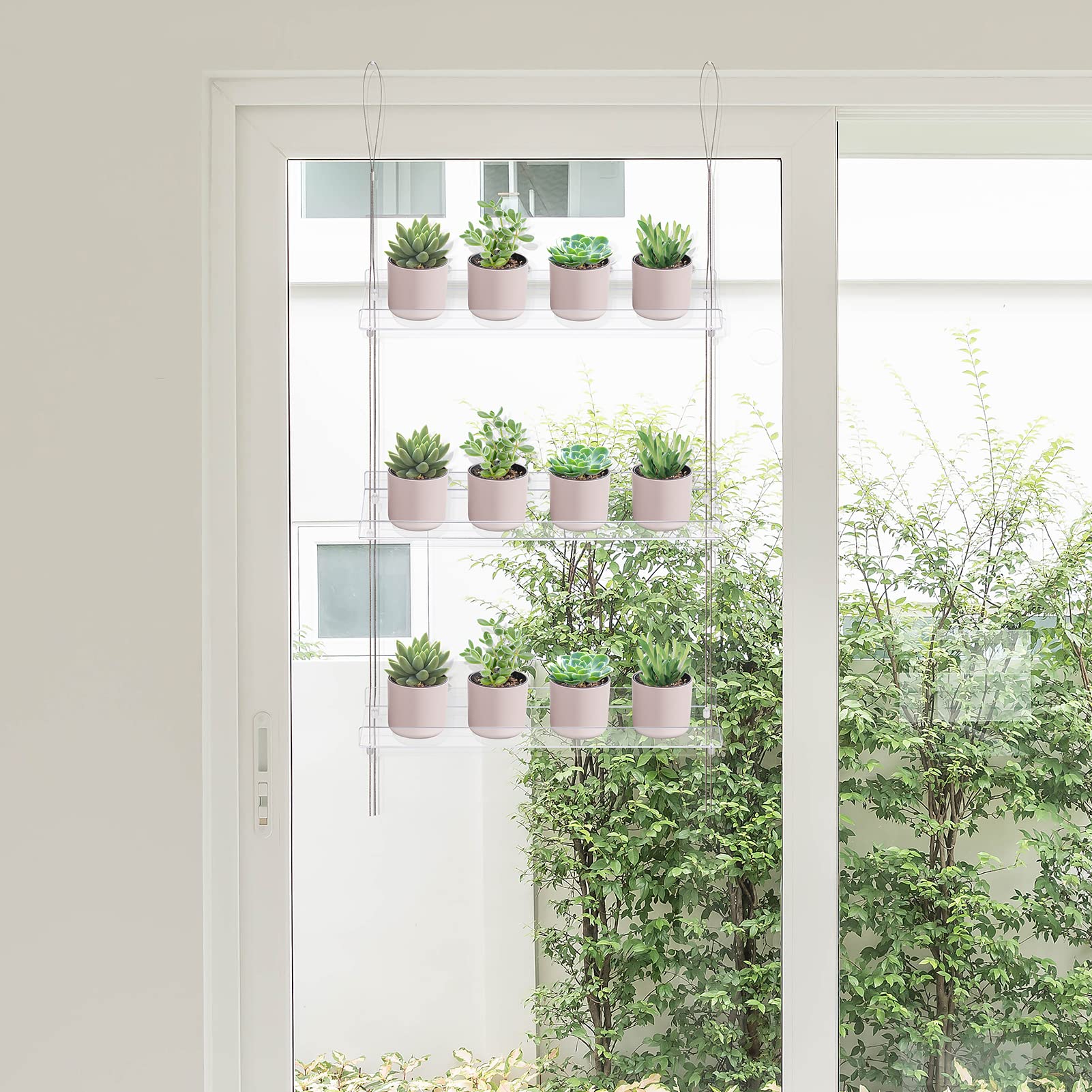 Sumerflos side profile demonstrating slim fit in window and unobstructed view advantage