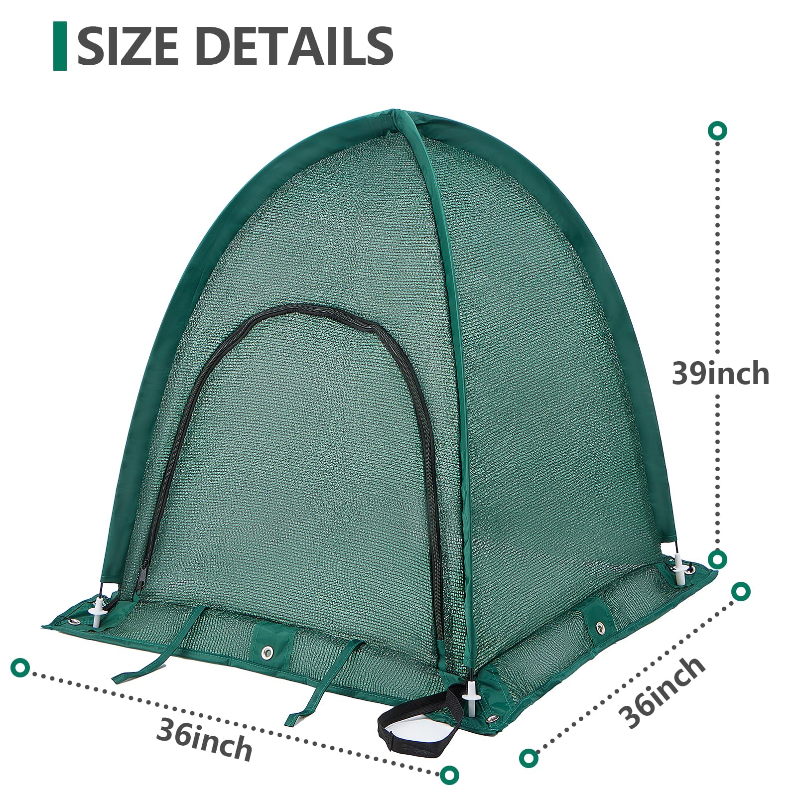 SUMGROW close-up of shade cloth weave showing breathable 80% sunblock