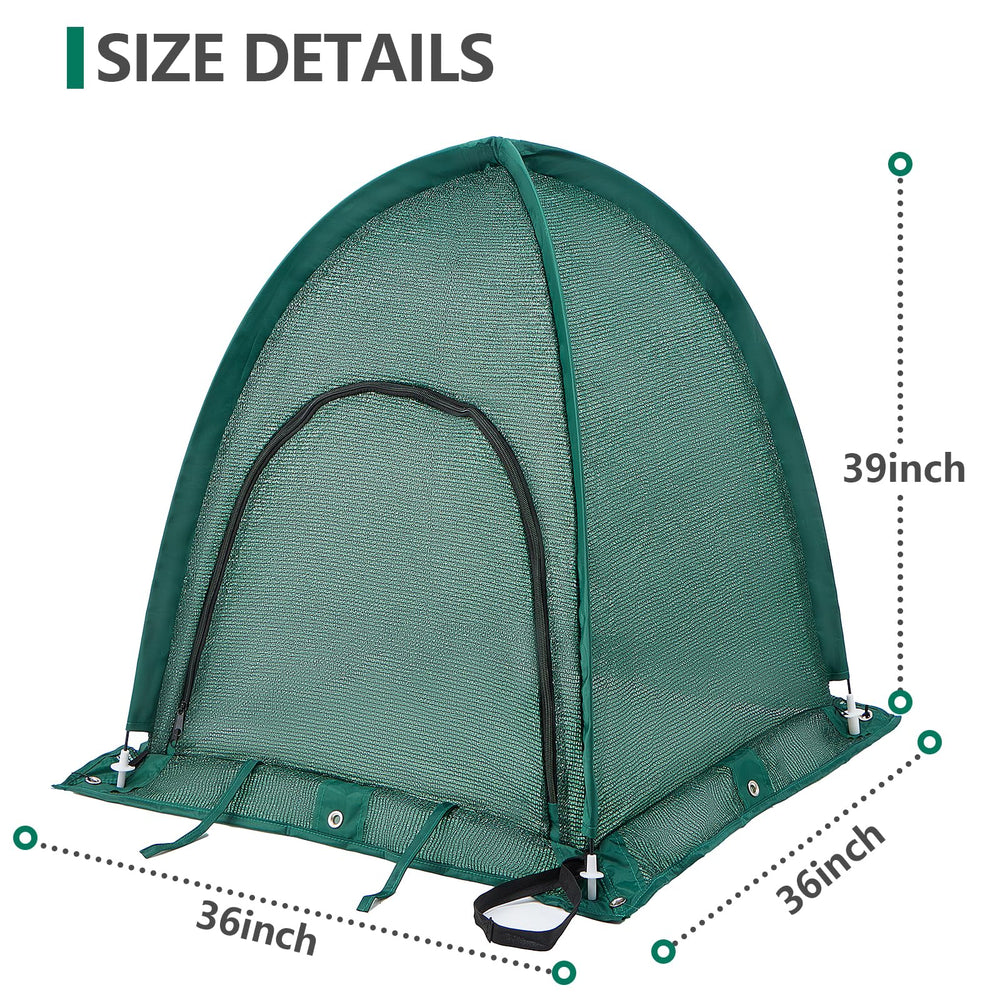 SUMGROW close-up of shade cloth weave showing breathable 80% sunblock