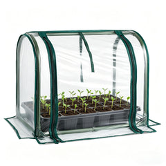 SUMGROW front view tabletop greenhouse showing compact space-saving design