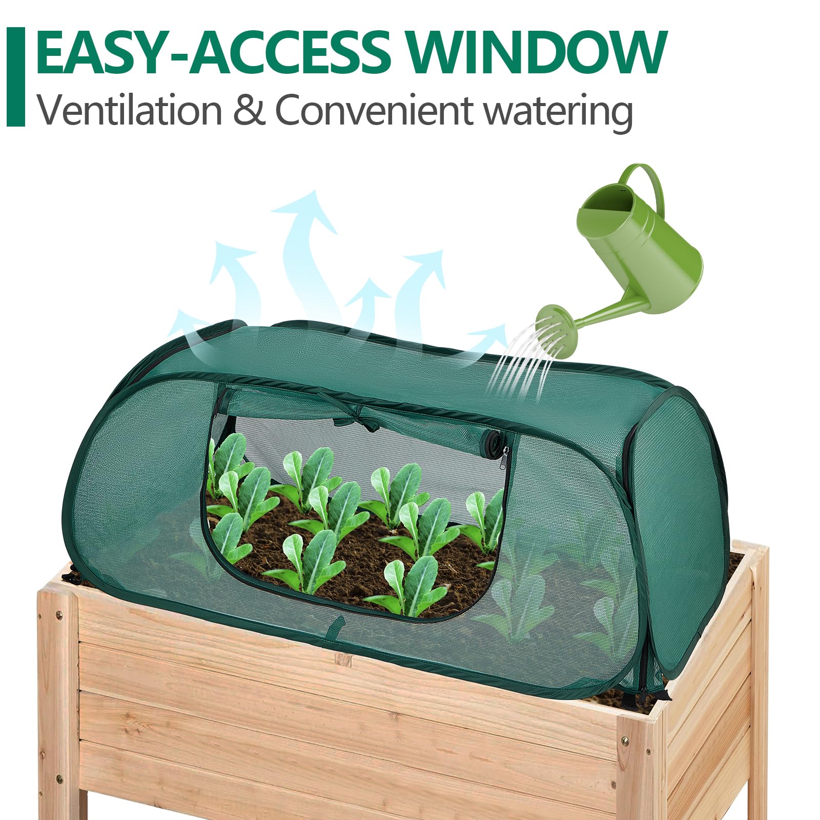 SUMGROW metal anchoring spikes driven into soil for stable plant protection