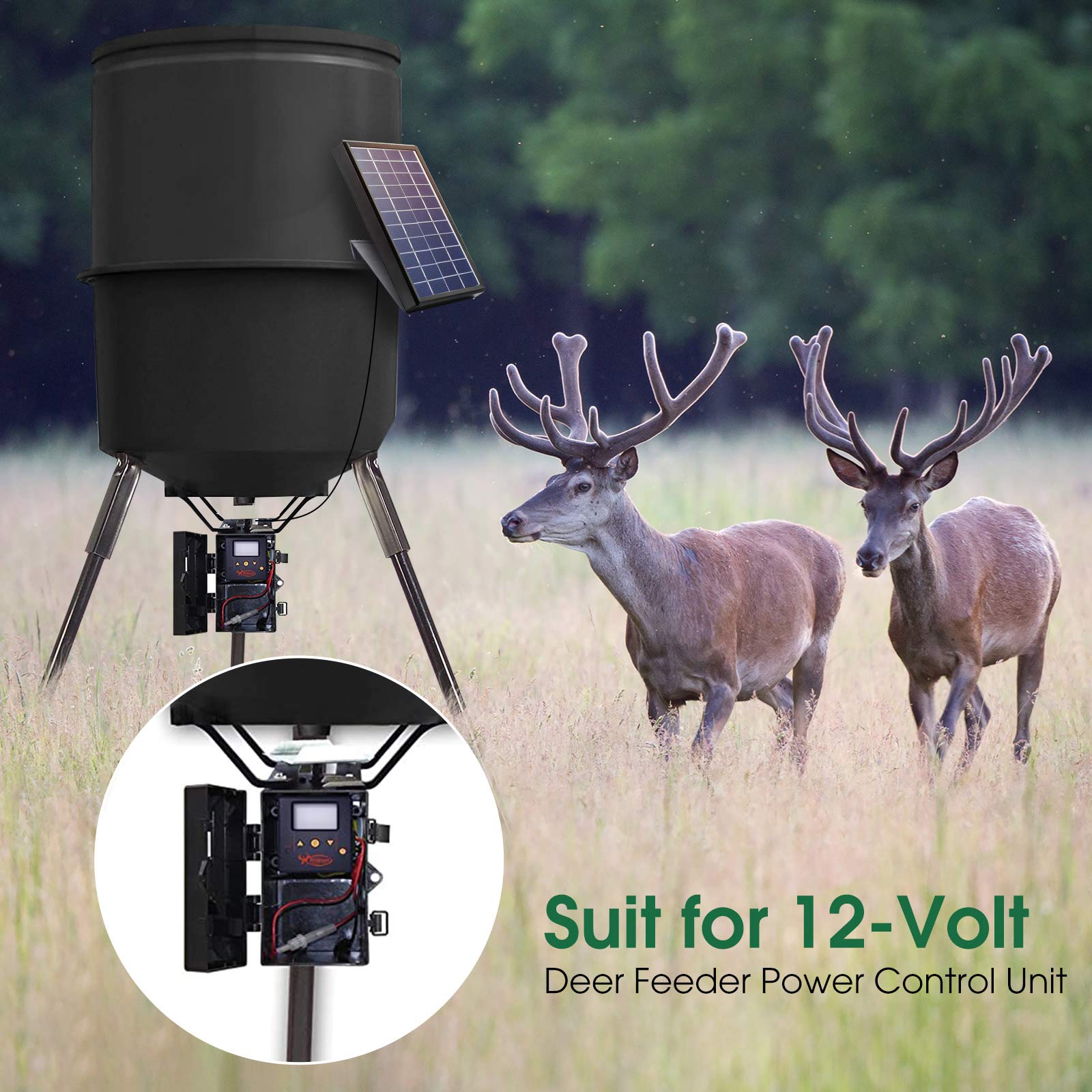 Sumind side angle showing 60-degree tilt for improved sunlight exposure