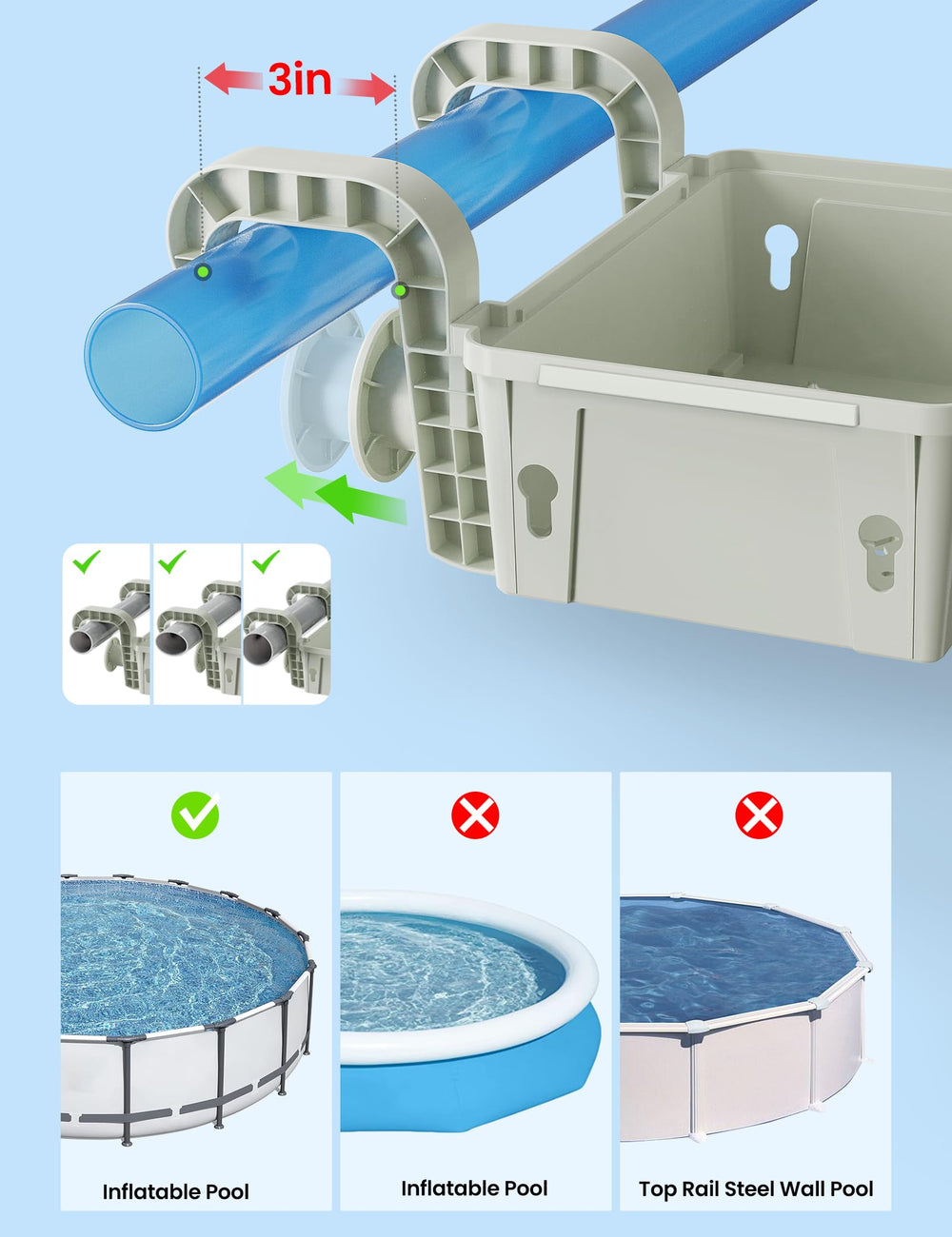 SUMMERBUDDY side profile with cup in holder providing spill protection