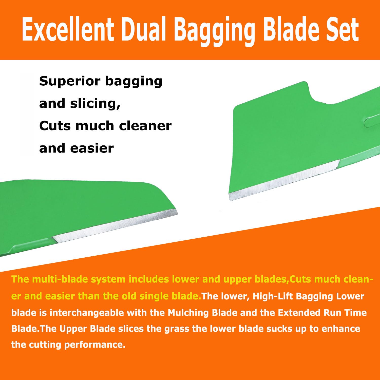 SummerCool sharpened edge close-up for cleaner cuts and less tearing