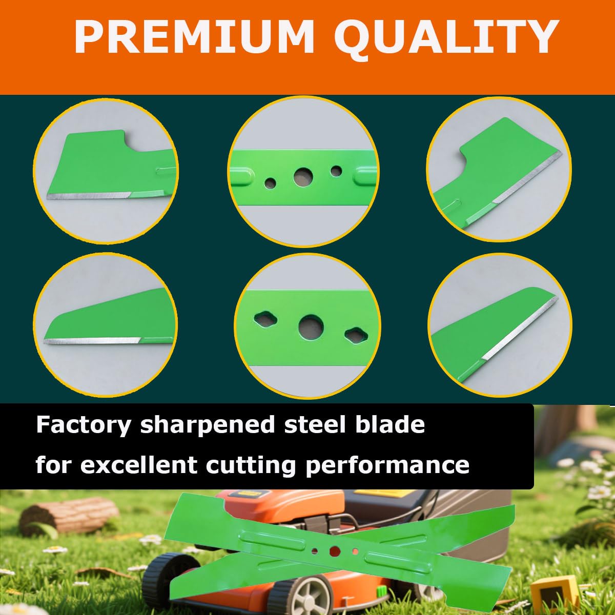 SummerCool spiral-edge detail for even clipping dispersion and shredding