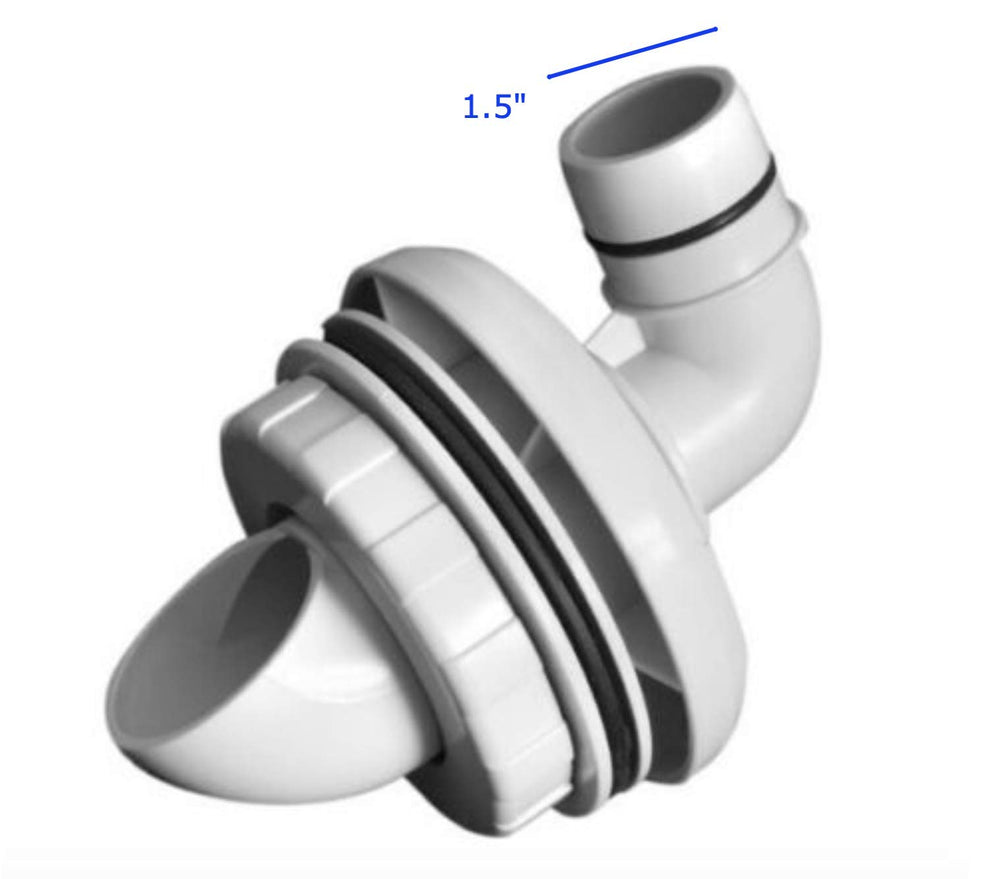 Summerwave close-up of directional return nozzle illustrating flow control and easy adjustment