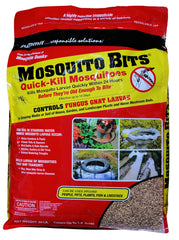 Summit Mosquito Bits front packaging showing bag and quick larval control benefit