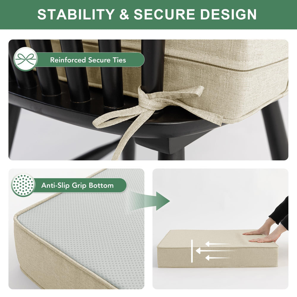 Summsun anti-slip bottom fabric detail improving grip and chair stability