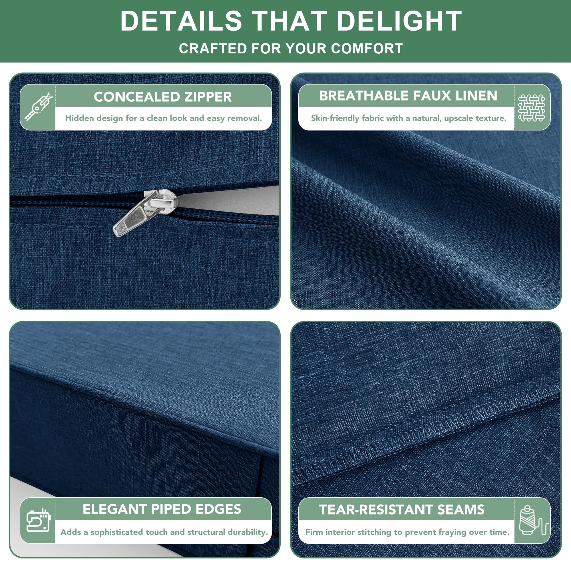 Summsun attached ties detail demonstrating secure fastening to chairs