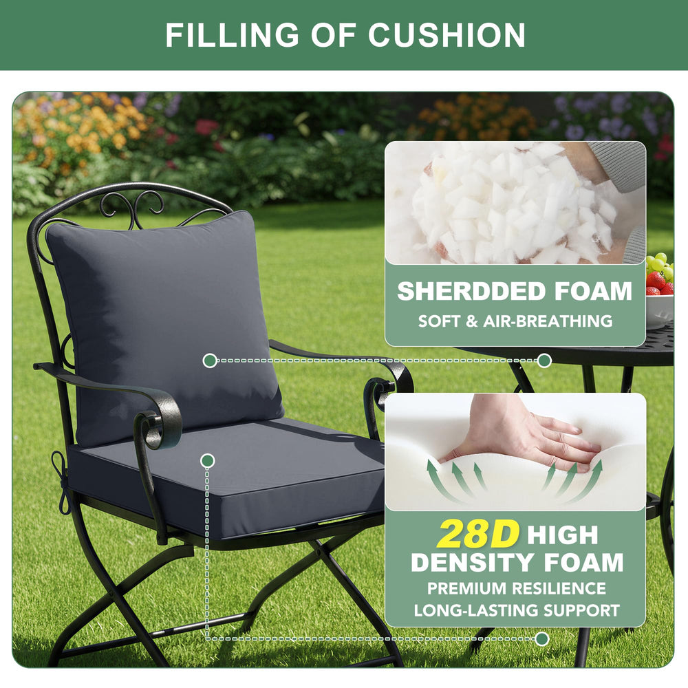 Summsun back cushion filling visible to show foam-particle plushness for comfortable lumbar support