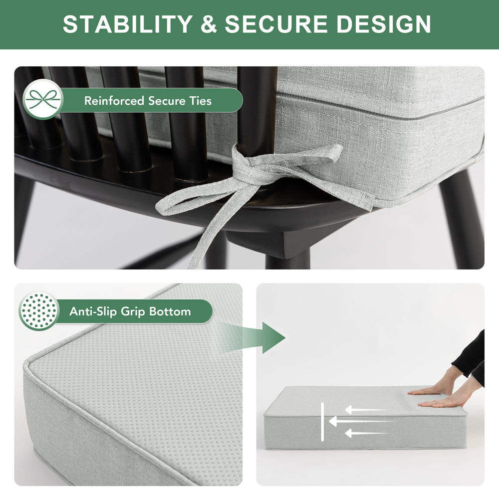 Summsun overstuffed back cushion close view highlighting plush fill and ergonomic contour