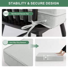 Summsun overstuffed back cushion close view highlighting plush fill and ergonomic contour