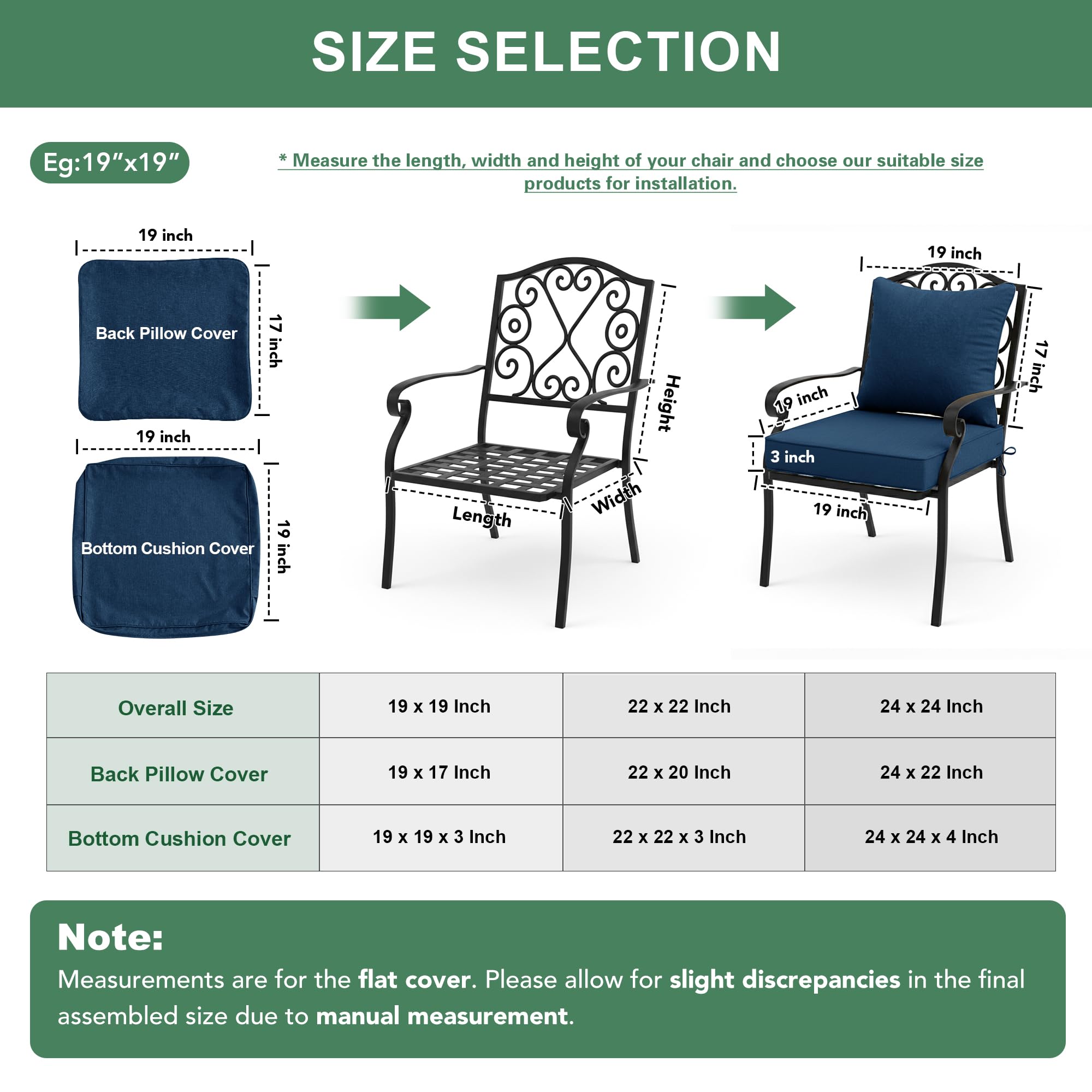 Summsun outdoor patio scene with cushions showing how set elevates seating and style