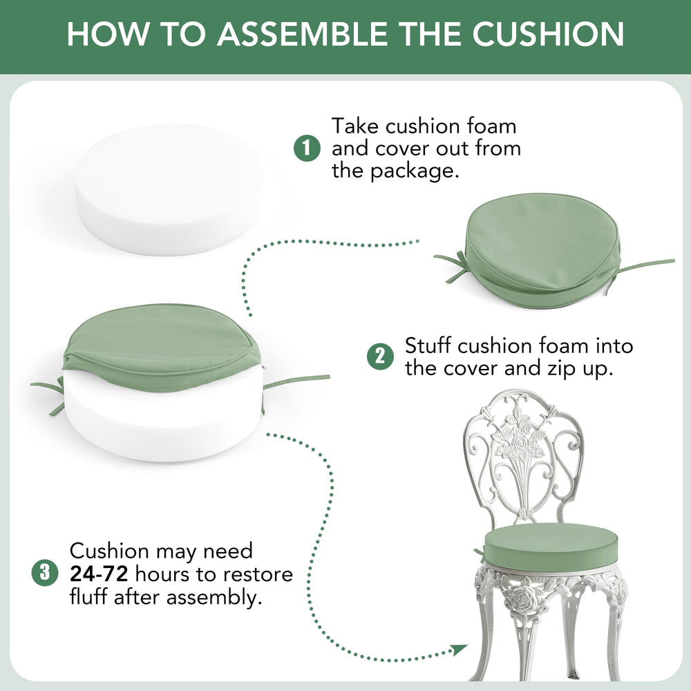 Summsun cushion unpacked from compressed packaging ready to expand