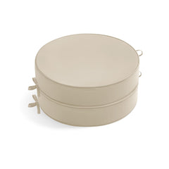 Summsun front view cream round cushion showing clean design and comfort