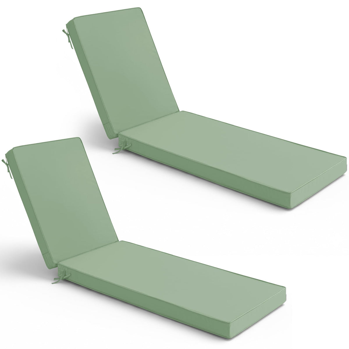 Summsun front view sage green cushion showing overall look and comfort