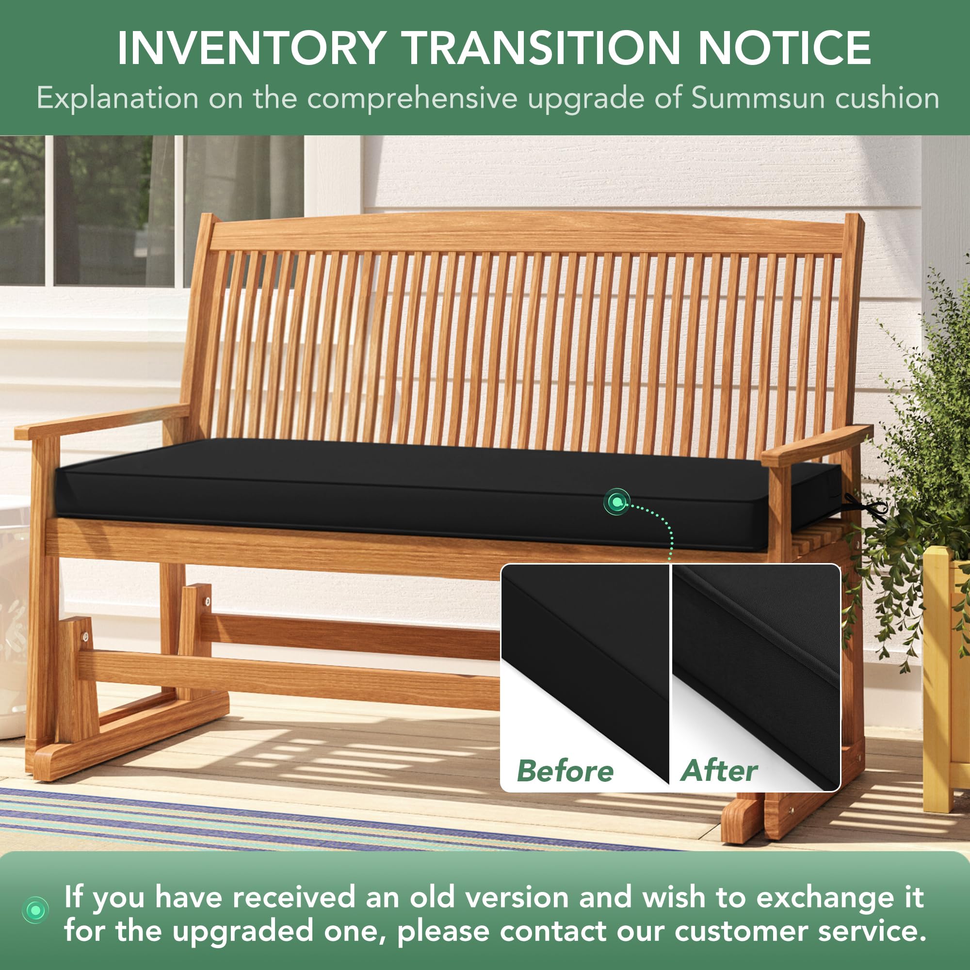 Summsun styled on patio at dusk illustrating durable, attractive outdoor look