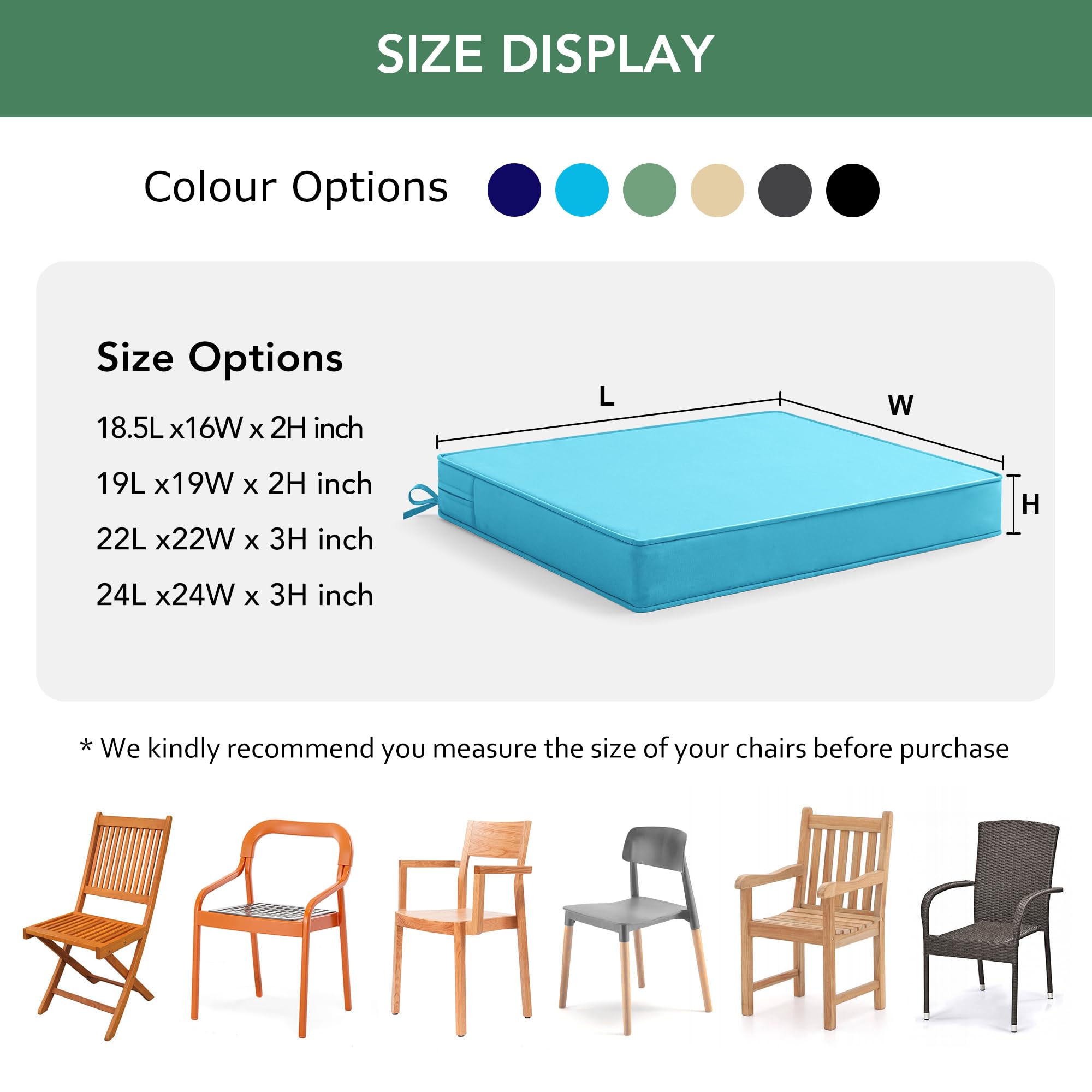 Summsun cushions styled on wicker dining chairs for outdoor meals
