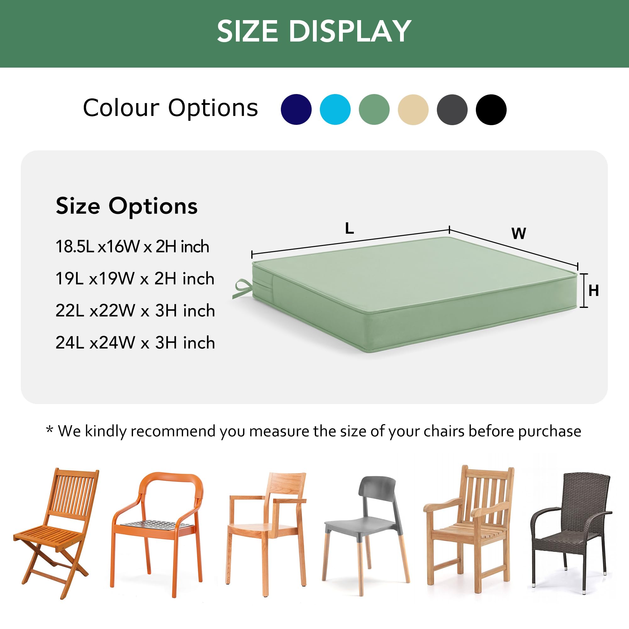 Summsun cushions placed on wicker dining chairs showing upgraded patio styling