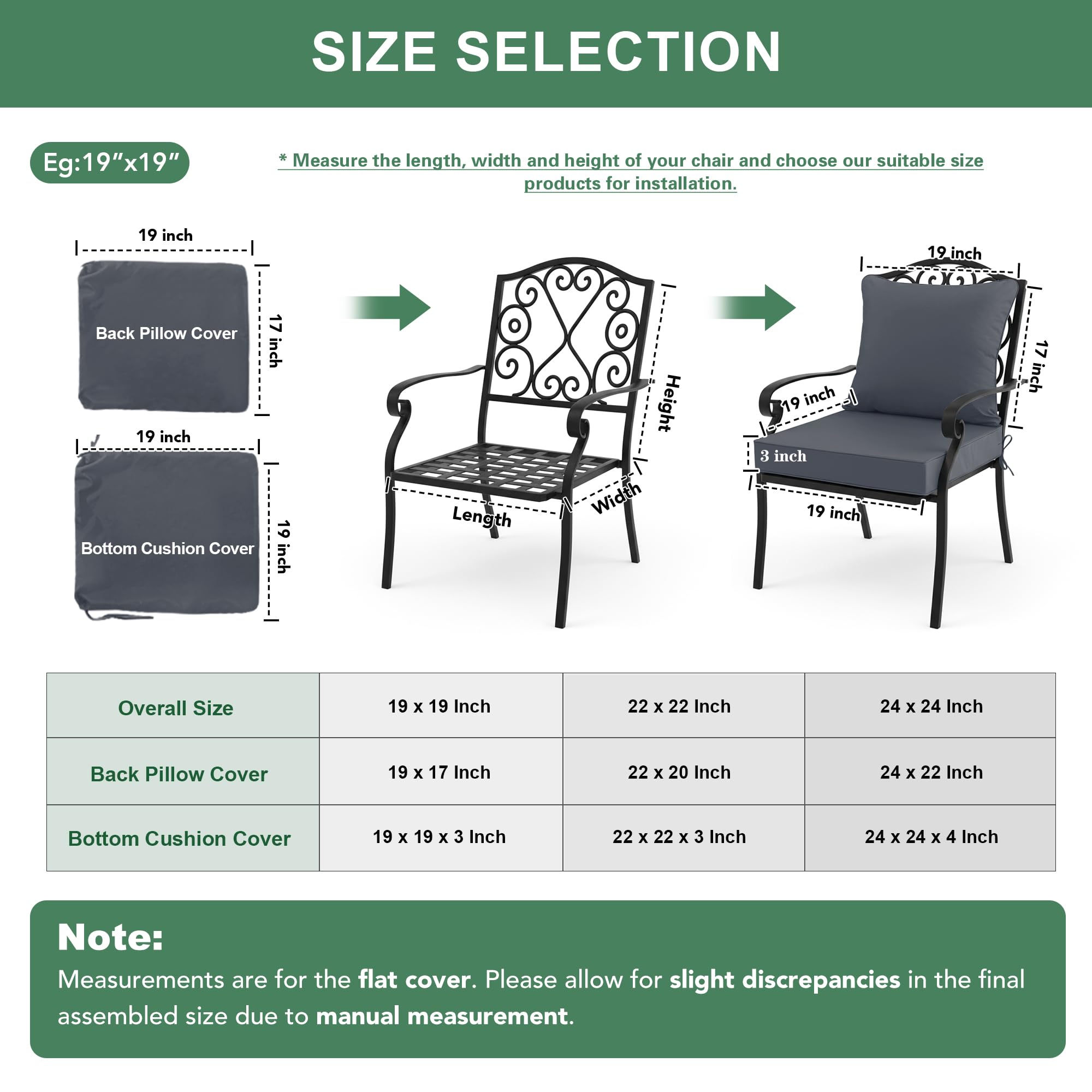 Summsun cushion next to ruler showing 22x22 inch dimensions for accurate size reference