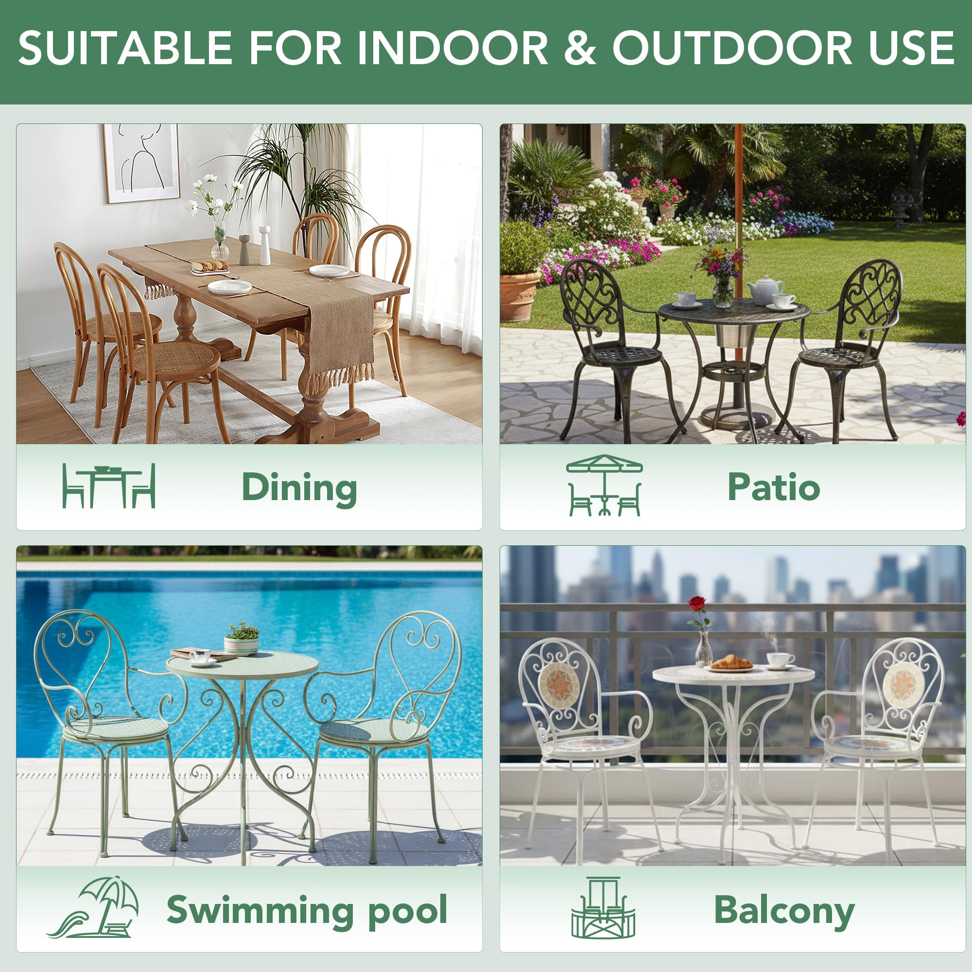 Summsun stacked pair showing compact size and space-saving storage