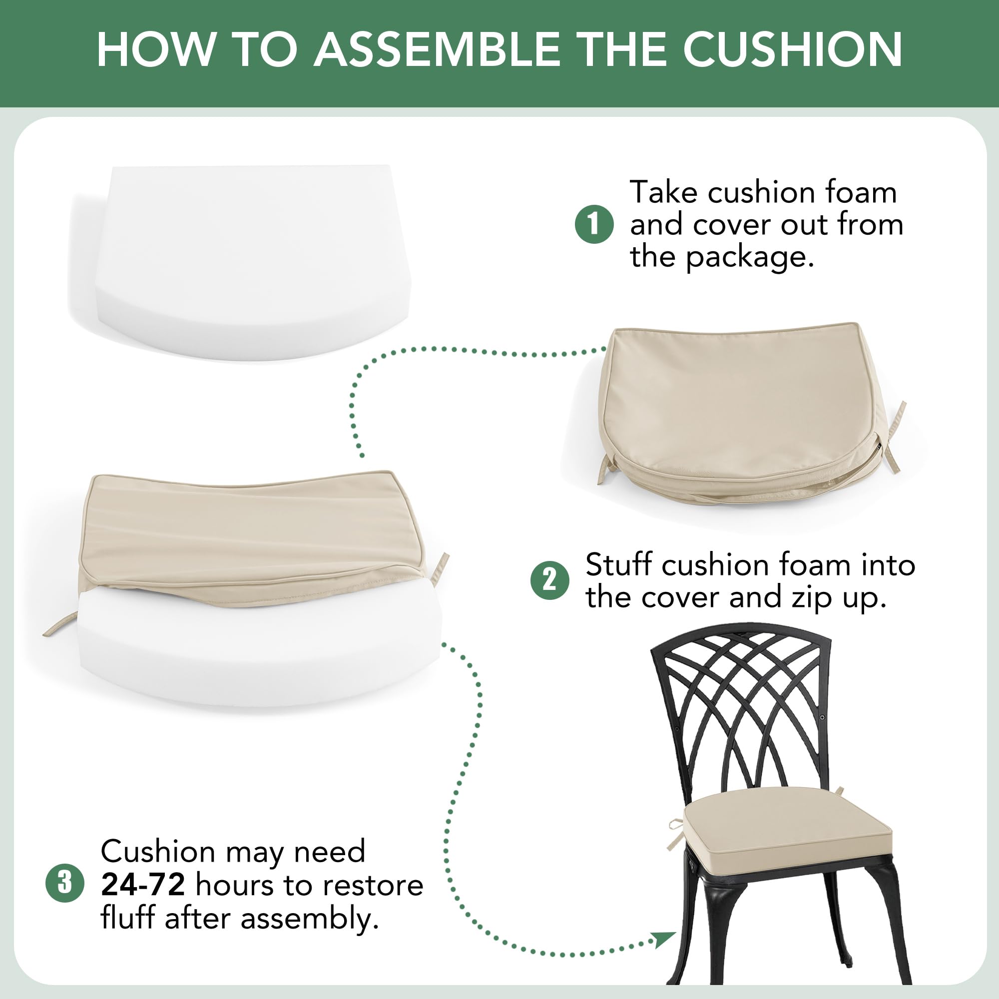 Summsun removable cover in washing machine stage showing easy-care convenience