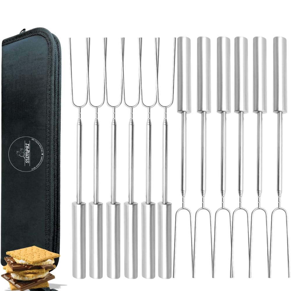 SUMPRI front packaging showing set of 12 forks and case for organized storage