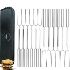 SUMPRI front packaging showing set of 12 forks and case for organized storage