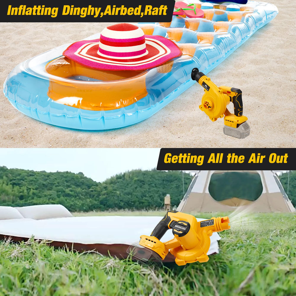 SUMYOUNG boquilla inflable usada para inflar equipo de camping rápidamente