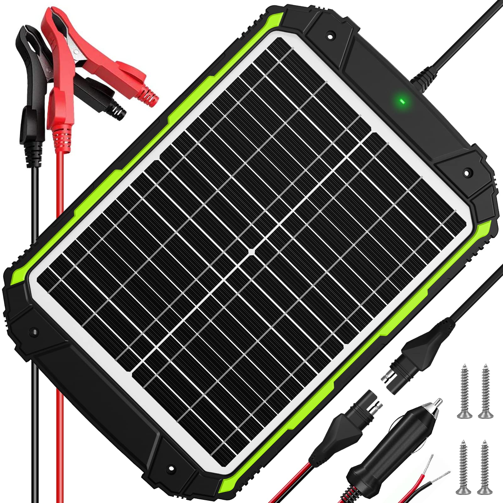 Sun Energise front panel showing durable frame and solar cells for reliable charging