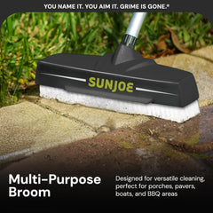Sun Joe adapter connection detail showing easy transfer and secure fit