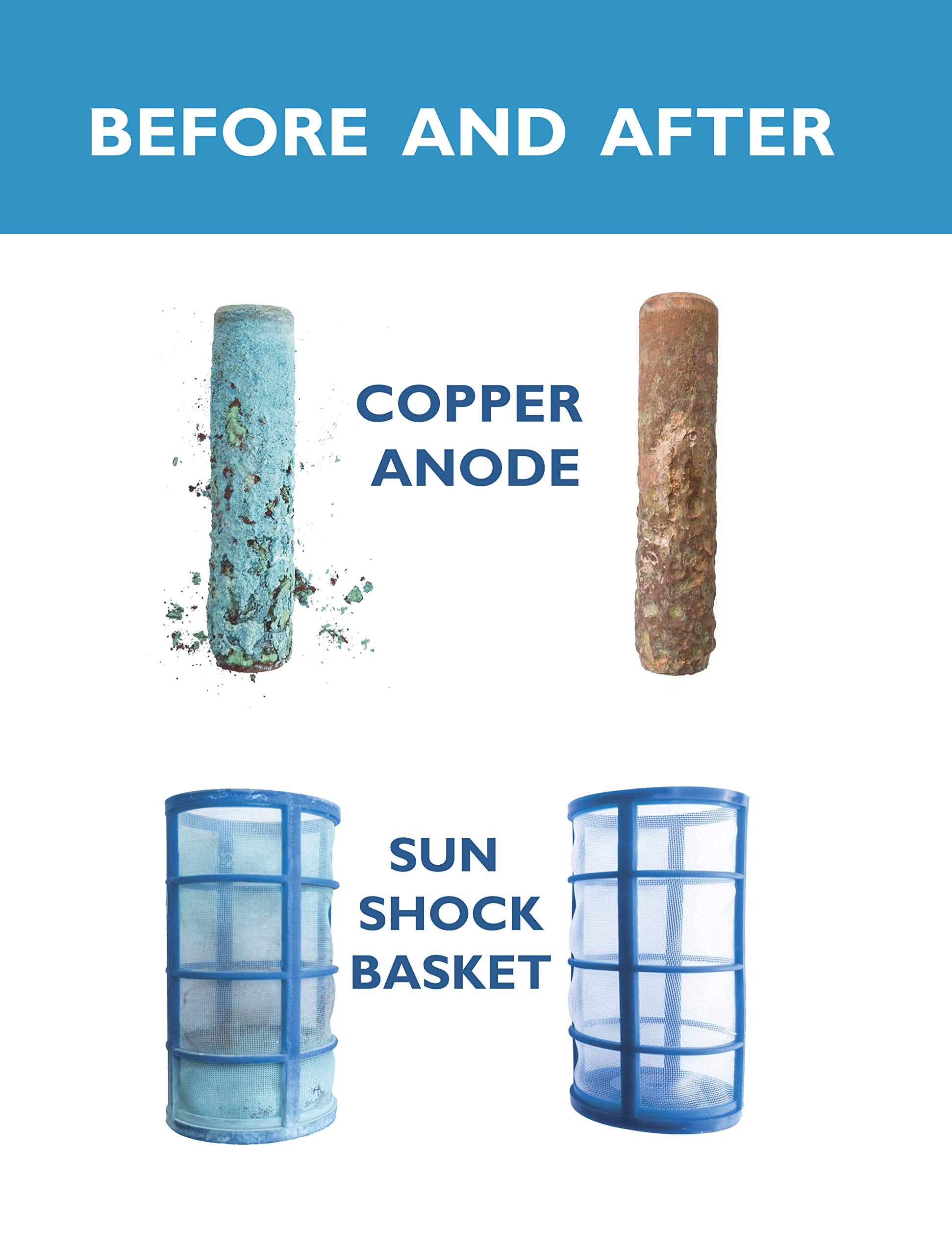 Sun Shock Soak & Rinse bottle with open cap demonstrating easy pouring