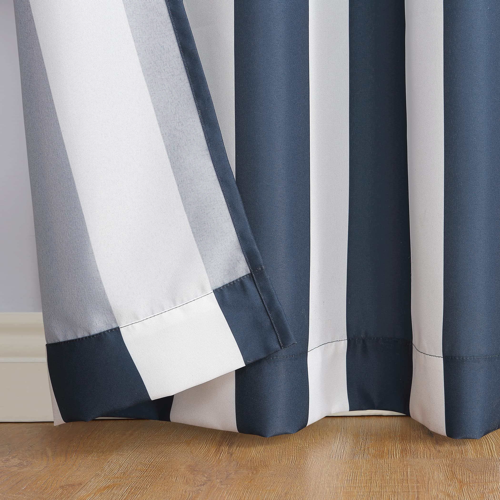 Sun Zero Valencia metal grommet detail for easy hanging and secure fit