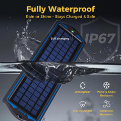 SUNAPEX panel mounted on windshield with suction cups for easy placement