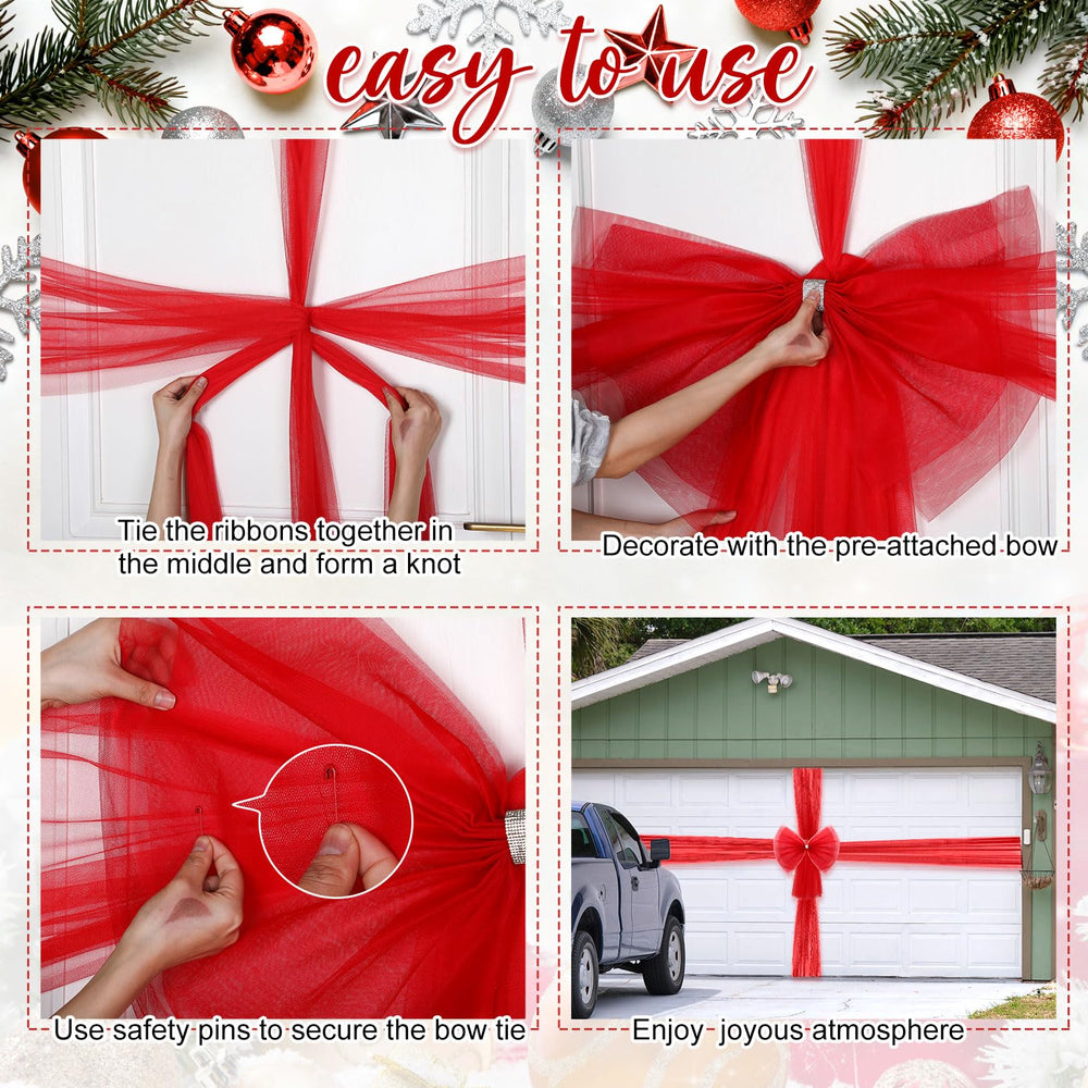 Suncalla installed on garage door creating instant holiday focal point