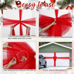 Suncalla installed on garage door creating instant holiday focal point