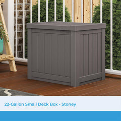 suncast hinge closeup illustrating durable lid hardware for easy access