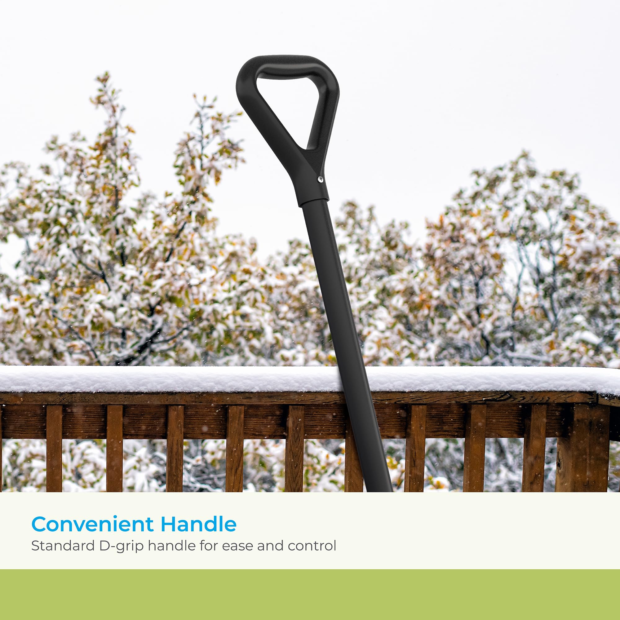 Suncast steel shaft joint showing powder-coated finish for rust resistance