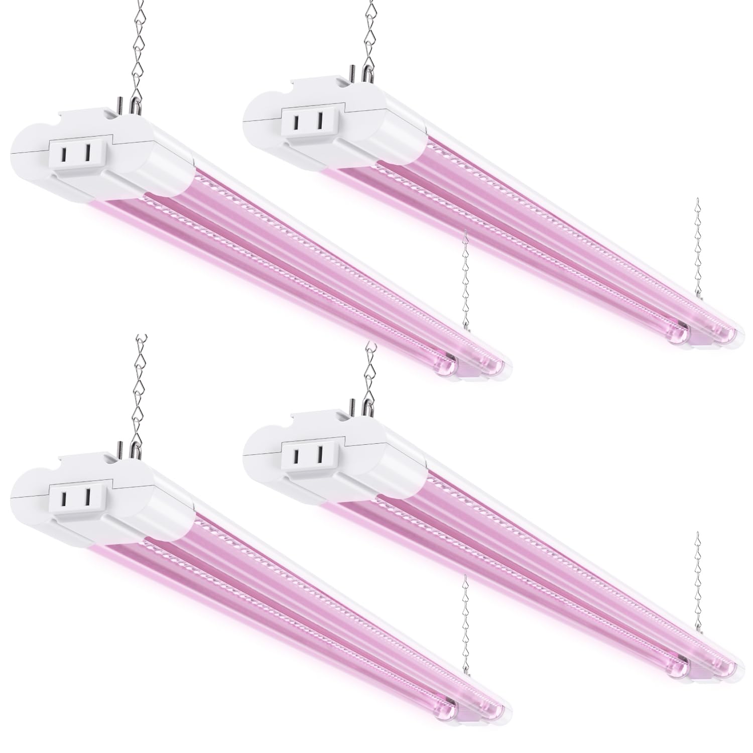 Sunco front view of 3ft grow light showing slim housing and uniform light output benefit