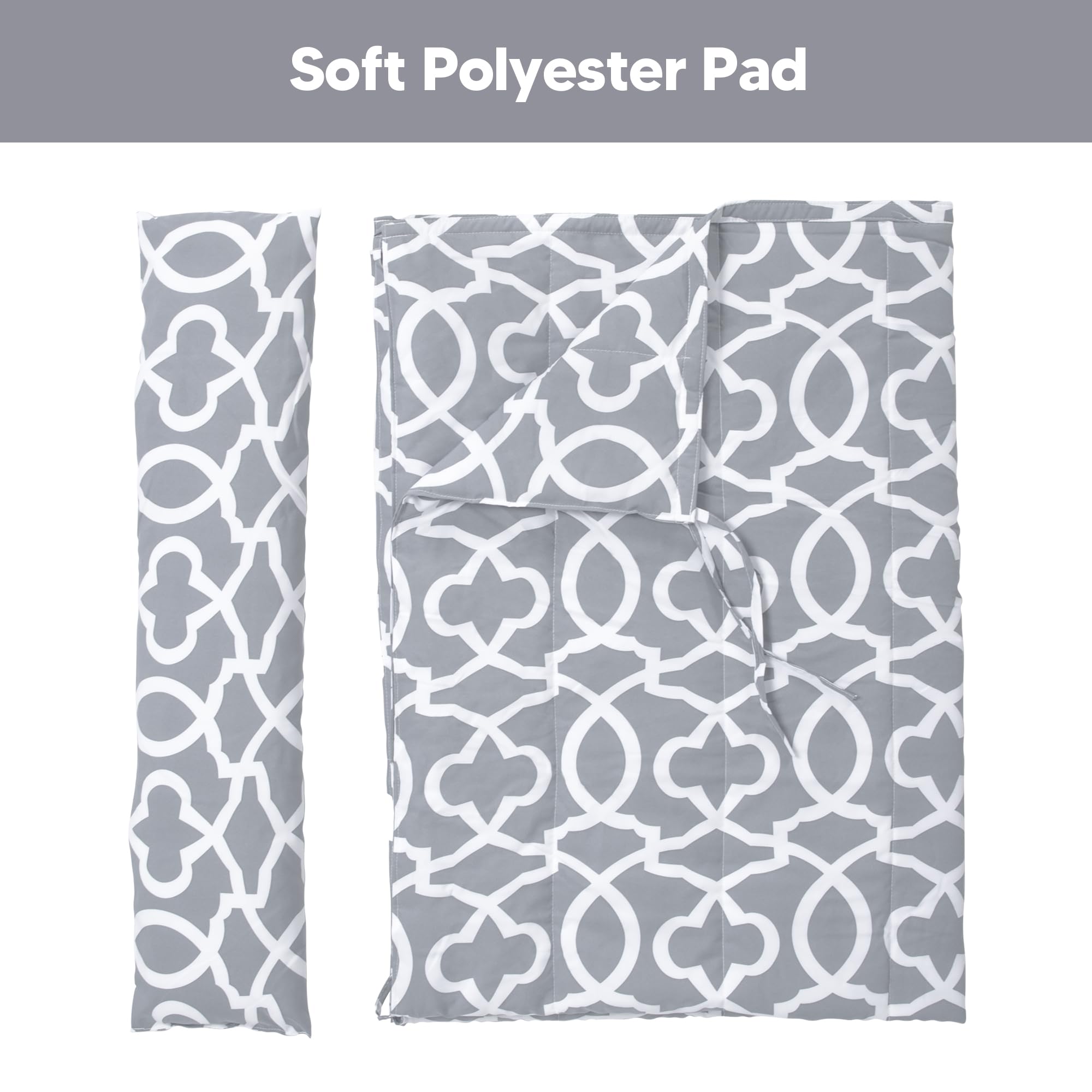 SUNCREAT close-up of quilted polyester texture highlighting durable softness