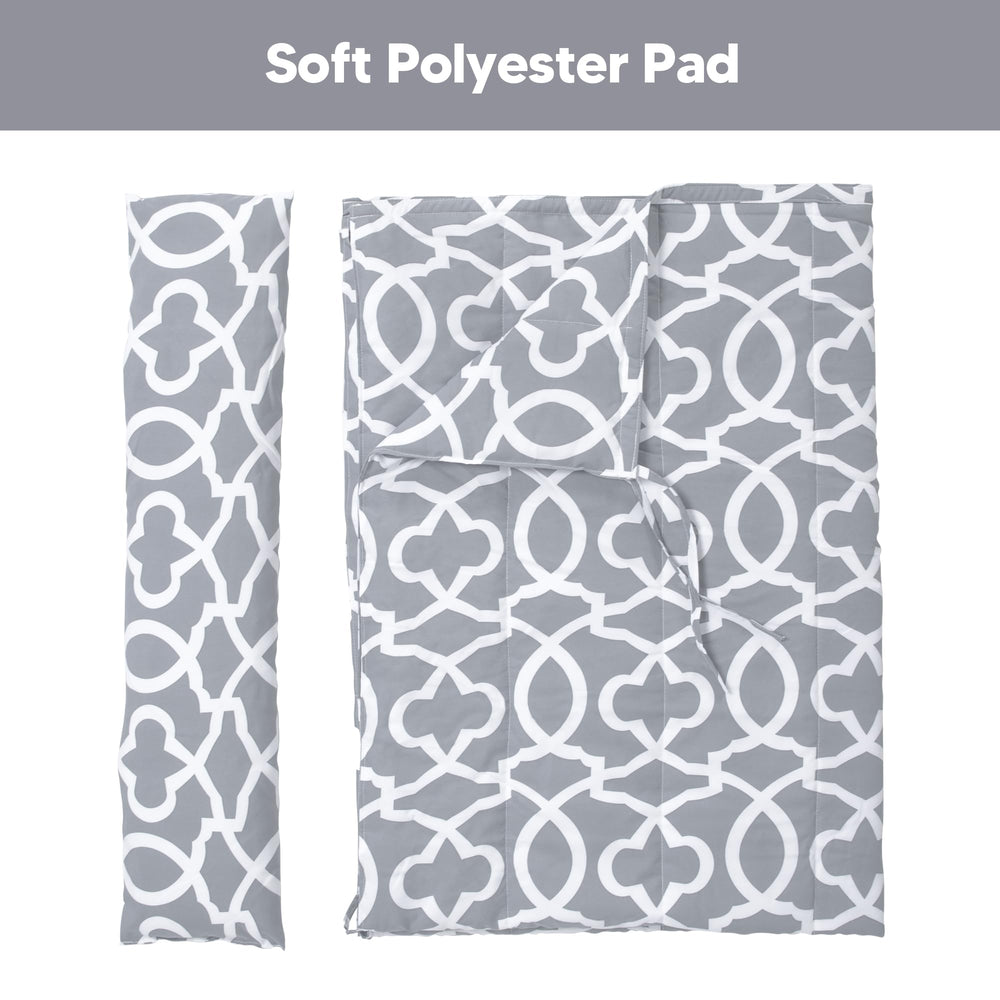 SUNCREAT close-up of quilted polyester texture highlighting durable softness