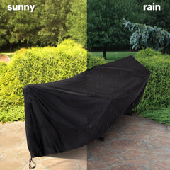 SUNCREAT close-up of heavy polyester fabric for durable water resistance