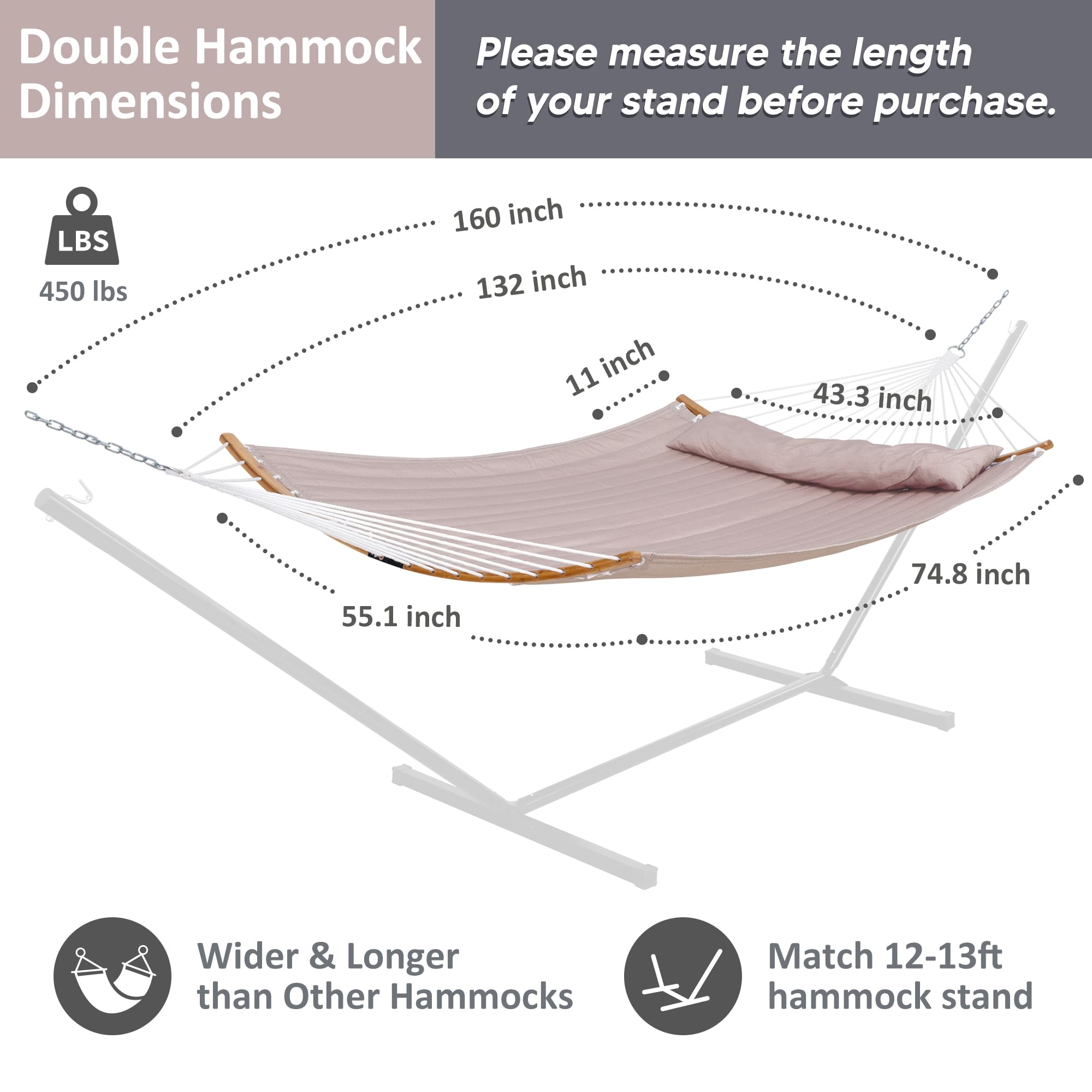 SUNCREAT hammock folded inside carry bag for easy transport and storage benefit